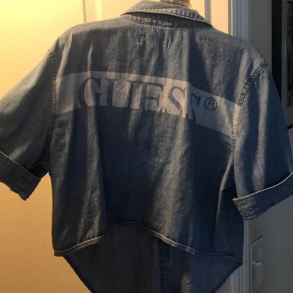 Jean GUESS shirt Large - Picture 5 of 5